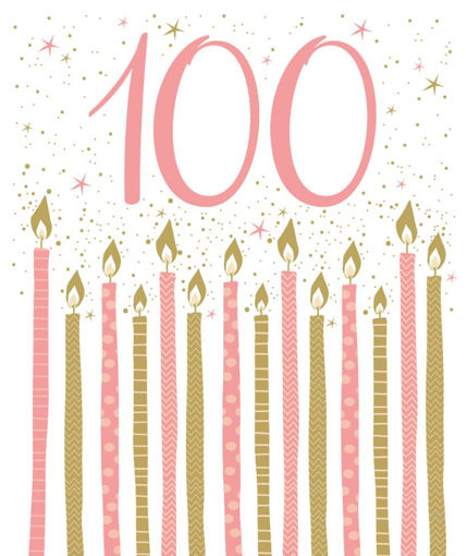 Picture of 100TH BIRTHDAY CARD FEMALE